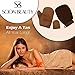 ScionBeauty Premium Improved Self Tanning Mitt Set - Applicator Mitt, Exfoliating Mitt and Facial Mitt - New Improved Double Sided Body Applicator Glove with a Thumb