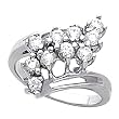 14K White Gold Diamond Ring - 2.00 Ct.
