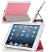 MoKo Ultra Slim Lightweight Smartshell Stand Case for Apple iPad Mini 7.9-Inch Tablet, PINK (with Smart Cover Auto Wake/Sleep)