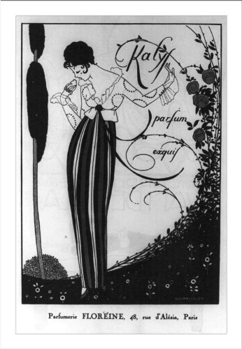 Historic Print (L): [French perfumes advertisements, with Art Nouveau illus: Parfum Kalys