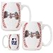 Atlanta Braves Primary Logo 2 Piece Ceramic Gameball Mug Set