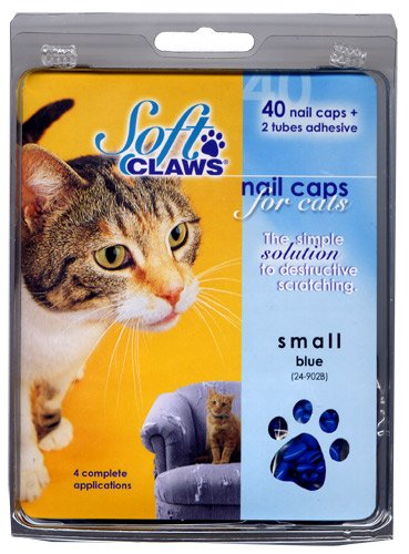 See image Soft Claws Nail Caps - Small - Blue