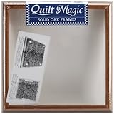 Quilt Magic 12-Inch by 12-Inch Oak Frame