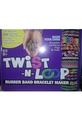 Twist n Loop Rubber Band Bracelet Maker Loom Set [Full Size Loom + Latex Free Rubber bands]