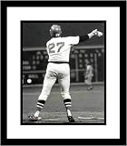 Carlton Fisk Boston Red Sox MLB Framed 8x10 Photograph 1975 World Series HR Back View
