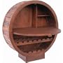 Navasota Wine Cabinet (Natural) (47"H x 44"W x 15"D)
