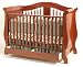 Stork Craft Aspen Stages Crib With Drawer In Cognac