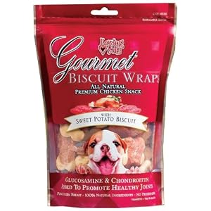Loving Pets Sweet Potato Biscuit and Chicken Wraps