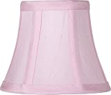 Light Pink Dupioni Mini Clip Lamp Shade 3x5x4.25 (Clip-On)