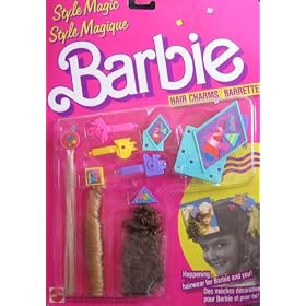Style Magic Barbie Hair Charms/Barrettes - Happening Hairwear For Barbie & You! (1988 Mattel Canada)