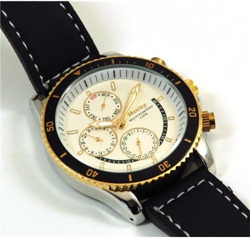 Henley Gents Chrono Effect Cream Dial Sports Watch