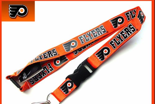 PHILADELPHIA FLYERS Lanyard Keychain Badge Ticket Holder