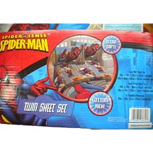Kids' Bedding: Spiderman Twin Sheet Set review