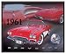1961 Corvette by David G.. Size 47.50 X 38.00 Art Poster Print