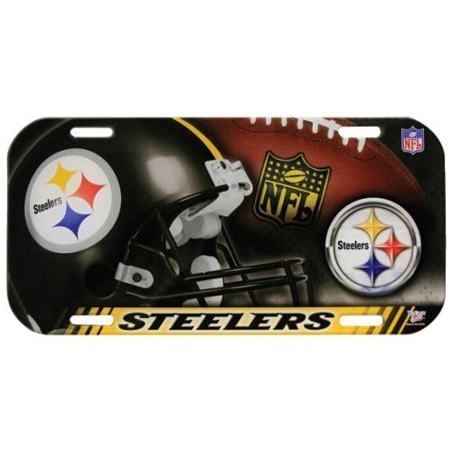 Pittsburgh Steelers - Collage High Definition License Plate Plate, NFL Pro Football