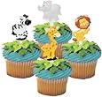 Zoo Animal Cupcake Picks - by Bakery Supplies (24-Pack)