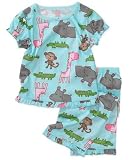Child of Mine by Carter's - Baby Girls' 2-Piece Animal Short-Sleeve Pajama Set