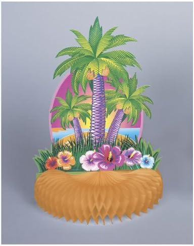 Luau Tropical Island Table Centerpiece
