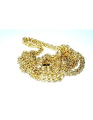 10k Yellow Gold Diamond Cut Franco Chain 38 Inch Custom Style Handmade 5mm!!!!