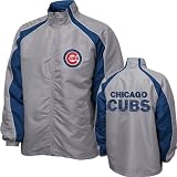 MLB Men's Chicago Cubs Full Zip Jacket, Grey, Medium