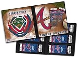 Atlanta Braves Ticket Album - Book Holder Display