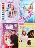 Review Golden Books  / Set of 4 Barbie Sticker Books with Paints
