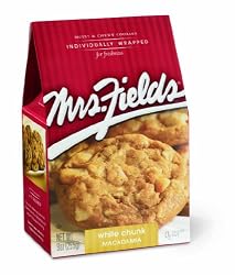 Mrs. Fields White Chunk Macadamia Cookies, 9-Ounce Boxes (Pack of 12)