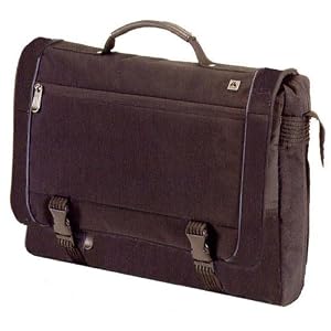 Avenues Pillar Deluxe Expandable Business Briefcase - Black