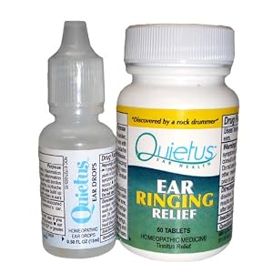 Quietus Quiet Ear Tinnitus Relief Ringing System