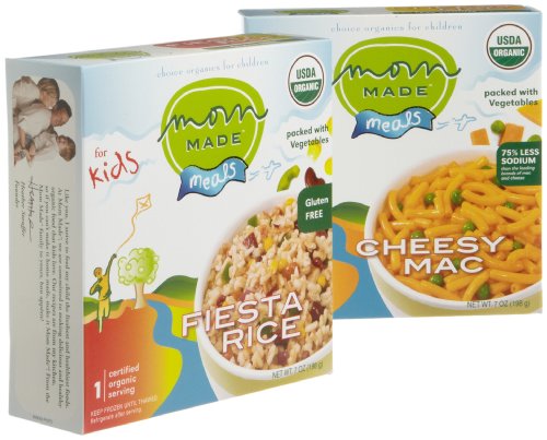 Mom Made Foods Cheesy Mac and Fiesta Rice Variety Pack, 7-Ounce Boxes (Pack of 8)