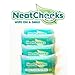 The Original NeatCheeks Natural Flavored Baby Face Wipes for Sensitive Skin - As seen on Shark Tank! 12 Count Travel Packs (Case of 4)
