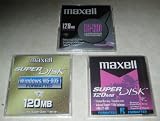 Maxell Ls-120 3.5in 120MB Pre-fmt IBM Superdisk 3-pack