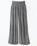 Wide Pleated Pants (big-tall 08 BLACK)