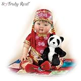 Mei Mei: 22 Lifelike Asian Baby Doll With Detailed Costuming And Dragon Slippers by Ashton Drake Mei Mei: 22 Lifelike Asian Baby Doll With Detailed Costuming And Dragon Slippers by Ashton Drake