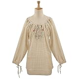 Tonal Rib Check Peasant Blouse (Petite, Tall & Misses Sizes XS-3X)