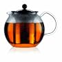 Bodum Assam 34-Ounce Glass Teapot with Stainless-Steel Filter