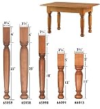 Farmhouse Dining Table Leg - Maple (2-3/4'' Diameter X 29'' Long)