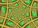 Abstract Web-Like Fractal Patterns on Green Background Photographic Poster Print by A...