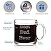 Best Dad Ever Coffee Mug Makes the Perfect Gift for Father's Day, Christmas and Birthdays. 13 Oz Clear Glass Funny Novelty Cup.