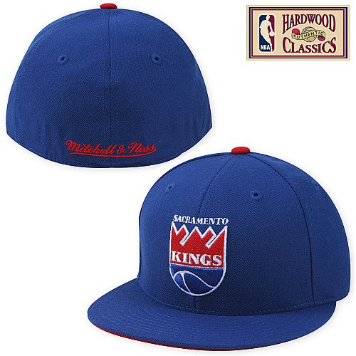 Mitchell & Ness Sacramento Kings Hardwood Classics Alternate Logo Fitted Hat