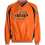 Oklahoma State Cowboys Jackets : Oklahoma State Cowboys Orange Hardball Pullover Jacket