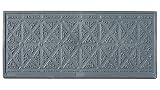 【6個セット】段差解消 段差スロープ カーステップ 段差10cm用 幅60cm用x6個セット 間口3.6ｍ分 (ダークグレー) CS-100DG