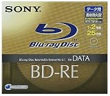 Sony BD-RE 25GB �f�[�^�p 2�{���Ή� �����^ 1���p�b�N BNE25A