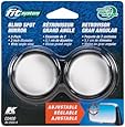 Fit System C0400 Driver/Passenger Side Stick-On Adjustable Blind Spot Mirrors - Pack of 2