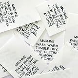 Machine Wash Warm Tumble Dry Care Tags #11 (Qty 100)