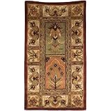 Safavieh CL386A-6 Classics Collection Handmade Multicolor Wool Area Rug, 6-Feet by 9-Feet