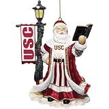 USC Trojans NCAA Fight Song Santa Tree Ornament