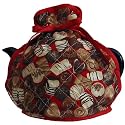 Muff Tea Cosy With Ties - Truffle