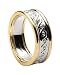 Ladies Celtic Band-Wh.Gold/Yel.Trim