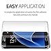 Galaxy S7 Edge Screen Protector, Bovon PET Film Screen Protector Full Screen Coverage Premium HD Clear Anti Scratch & Glare & Fingerprint & Bubble for Samsung Galaxy S7 Edge, 2 Pack